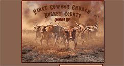Desktop Screenshot of firstcowboychurchofburnet.com